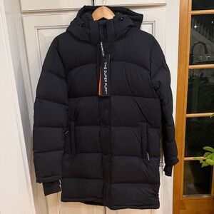 Aritzia The Super Puff Black Coat
